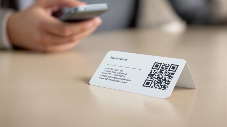 Le QR Code sur votre carte de visite digitale: outil de tracking ou simple lien de contact ?