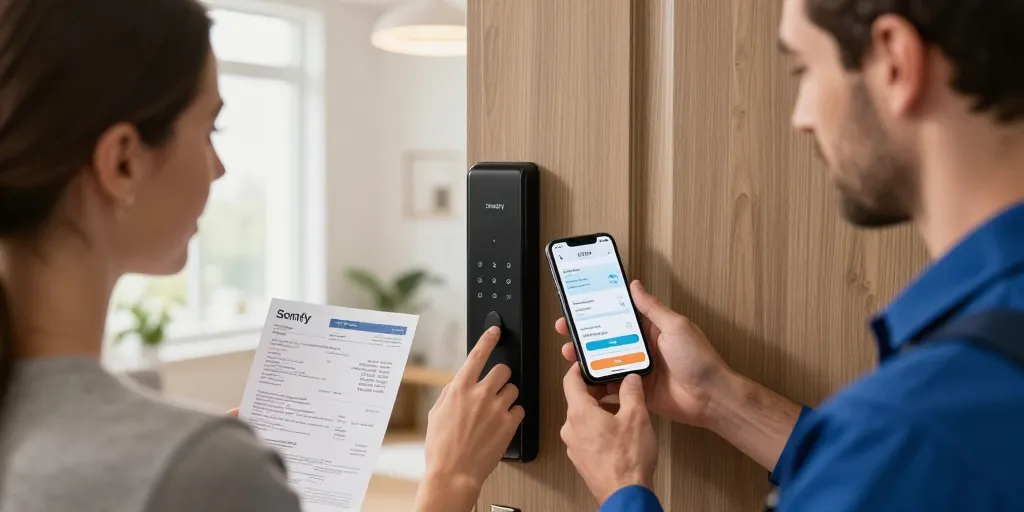 serrure connectée somfy prix